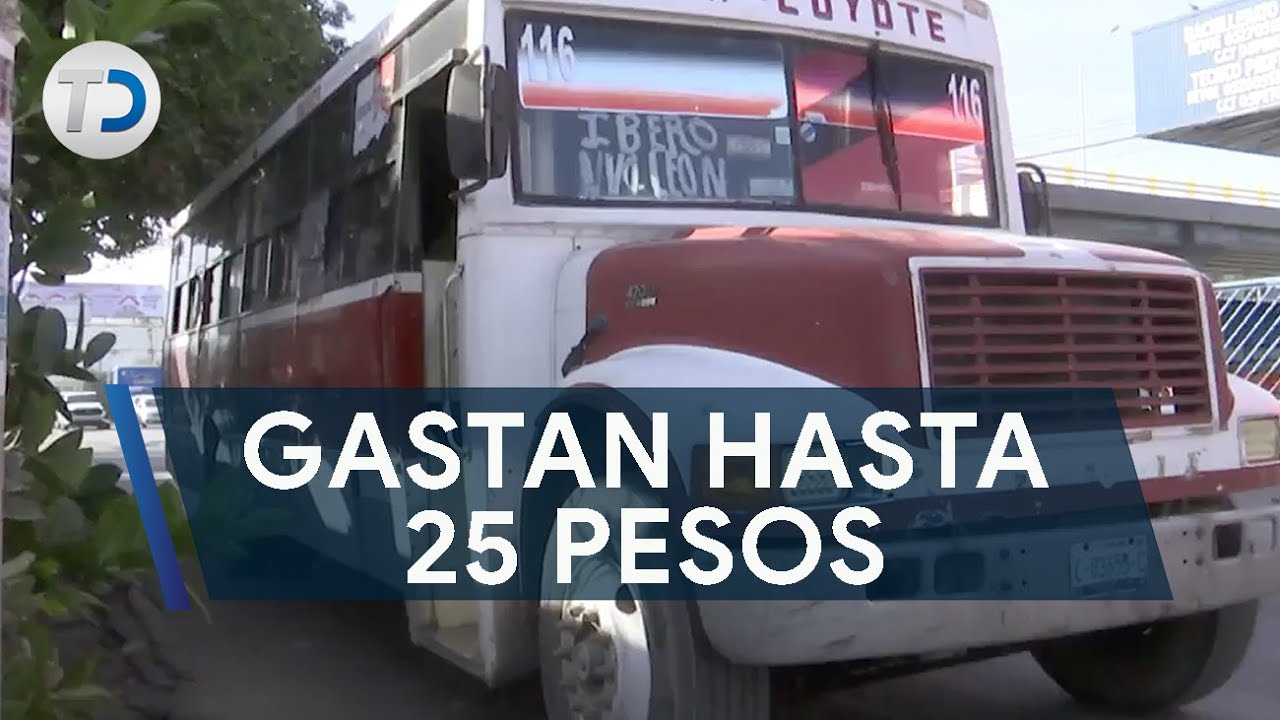 Usuarios pagan hasta 25 pesos en rutas de camiones