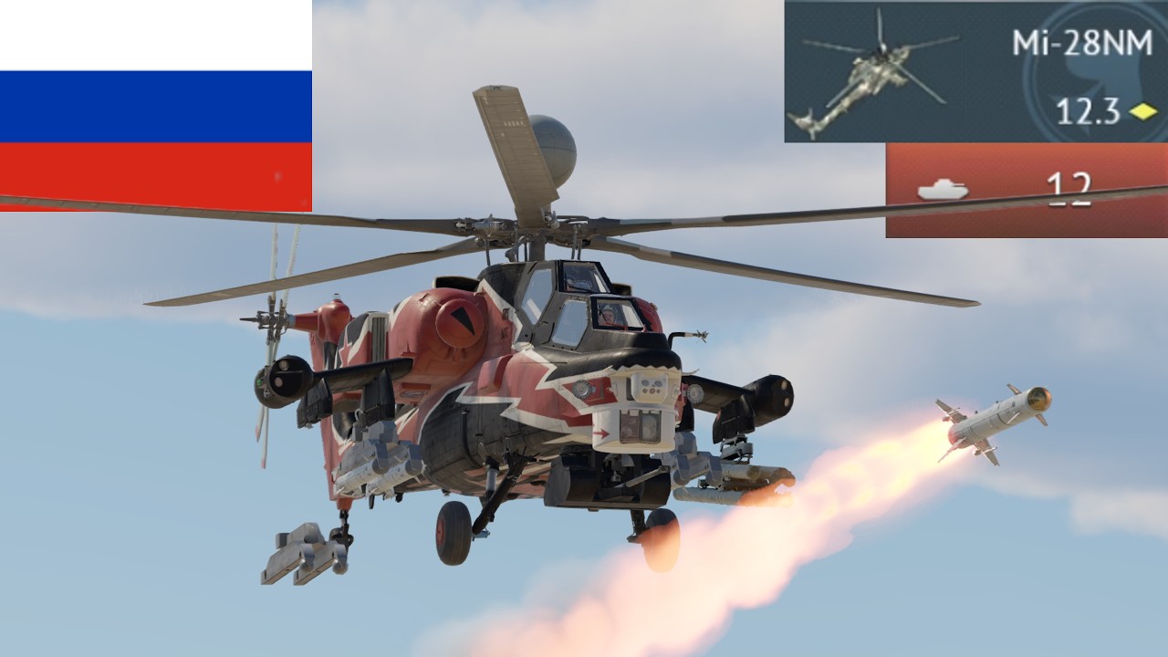 САМЫЙ ОП ВЕРТОЛЕТ В WARTHUNDER (Ми-28НМ КАС)