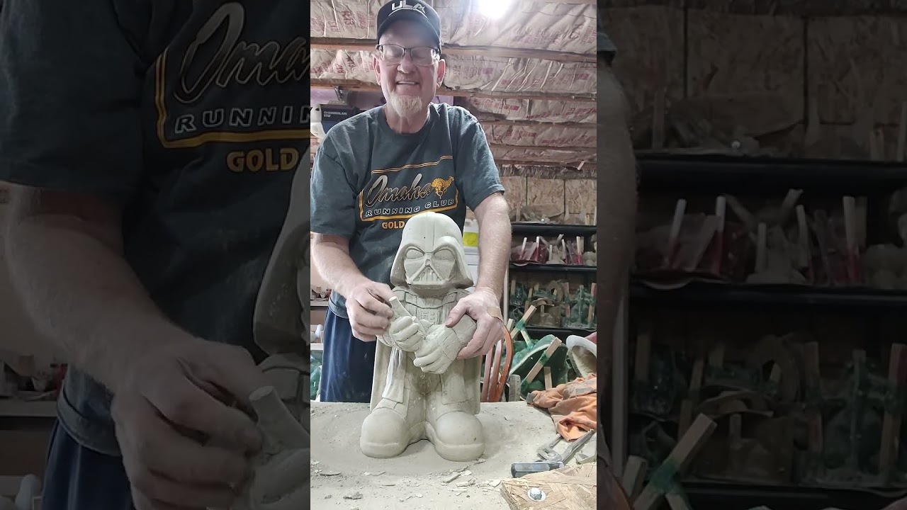 Concrete demold video. Mold maker Texas traditions 