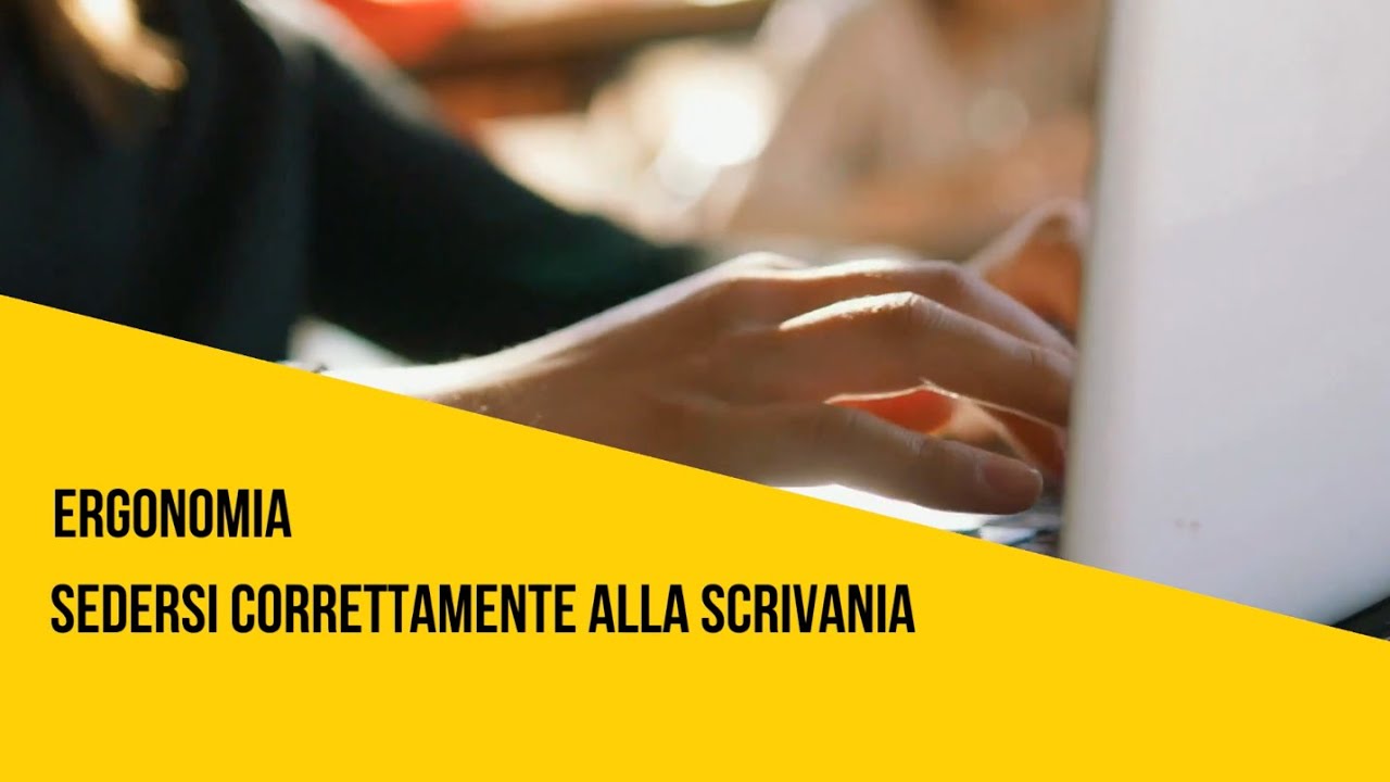 Ergonomia - Scelta della sedia