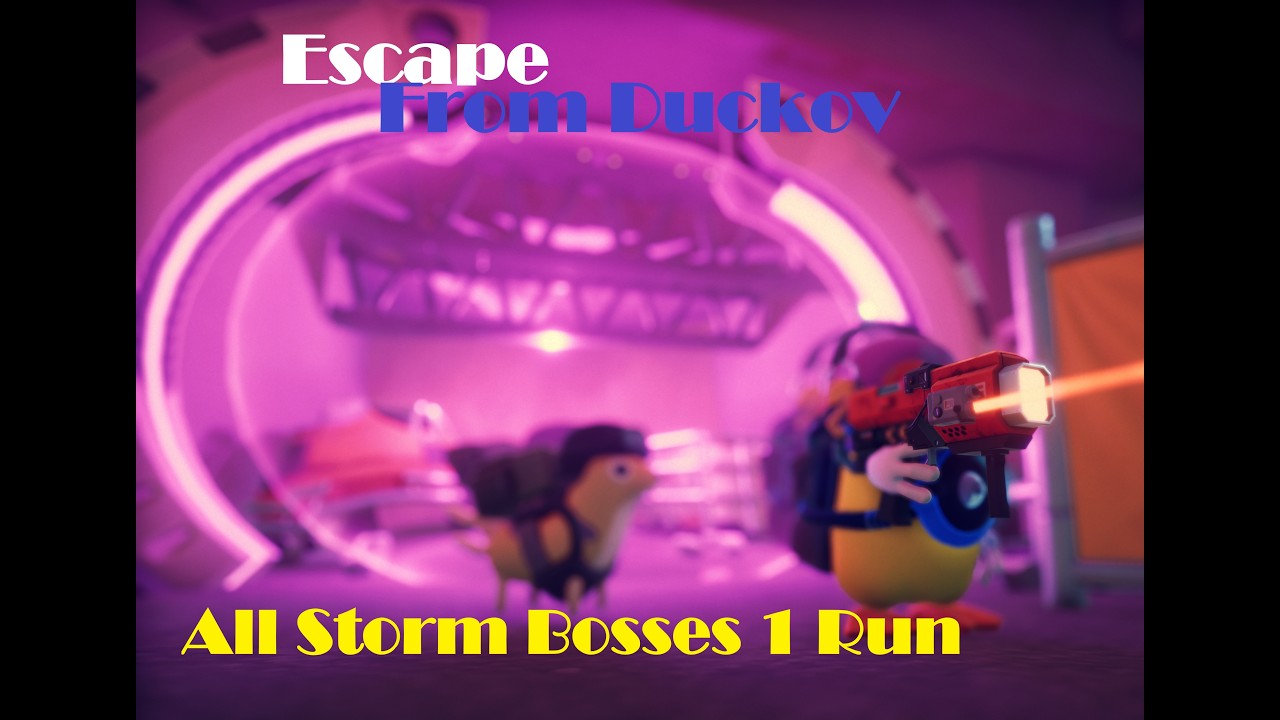 Escape from Duckov - All Storm Bosses 1 Run - Rage Mode
