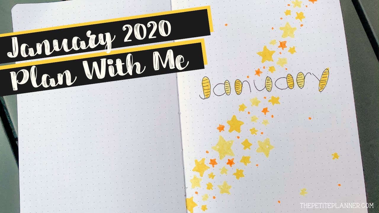 ⭐ Plan With Me ⭐ JANUARY 2020 || Bullet Journal Monthly Set Up