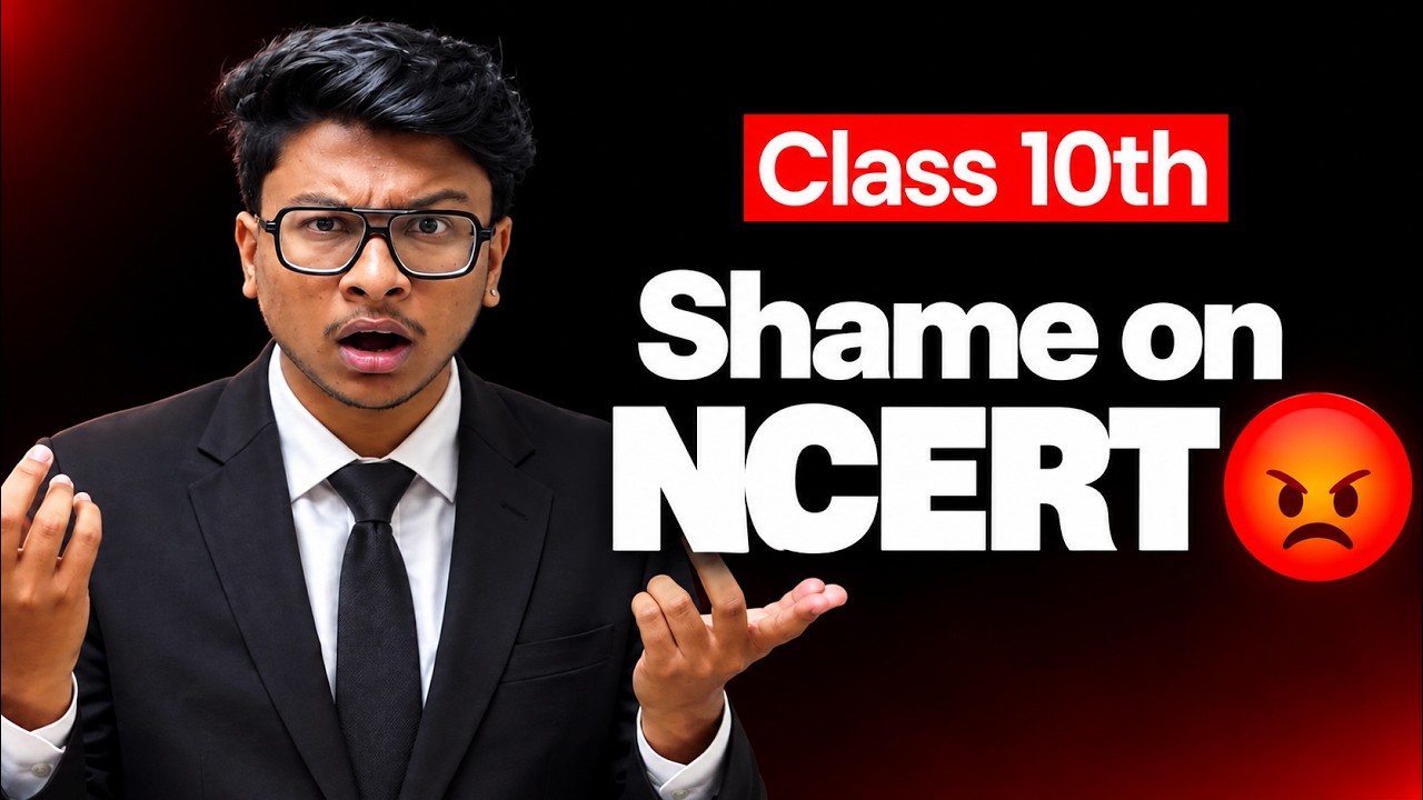 Class 10th🙏 Shame on NCERT! Stop ****