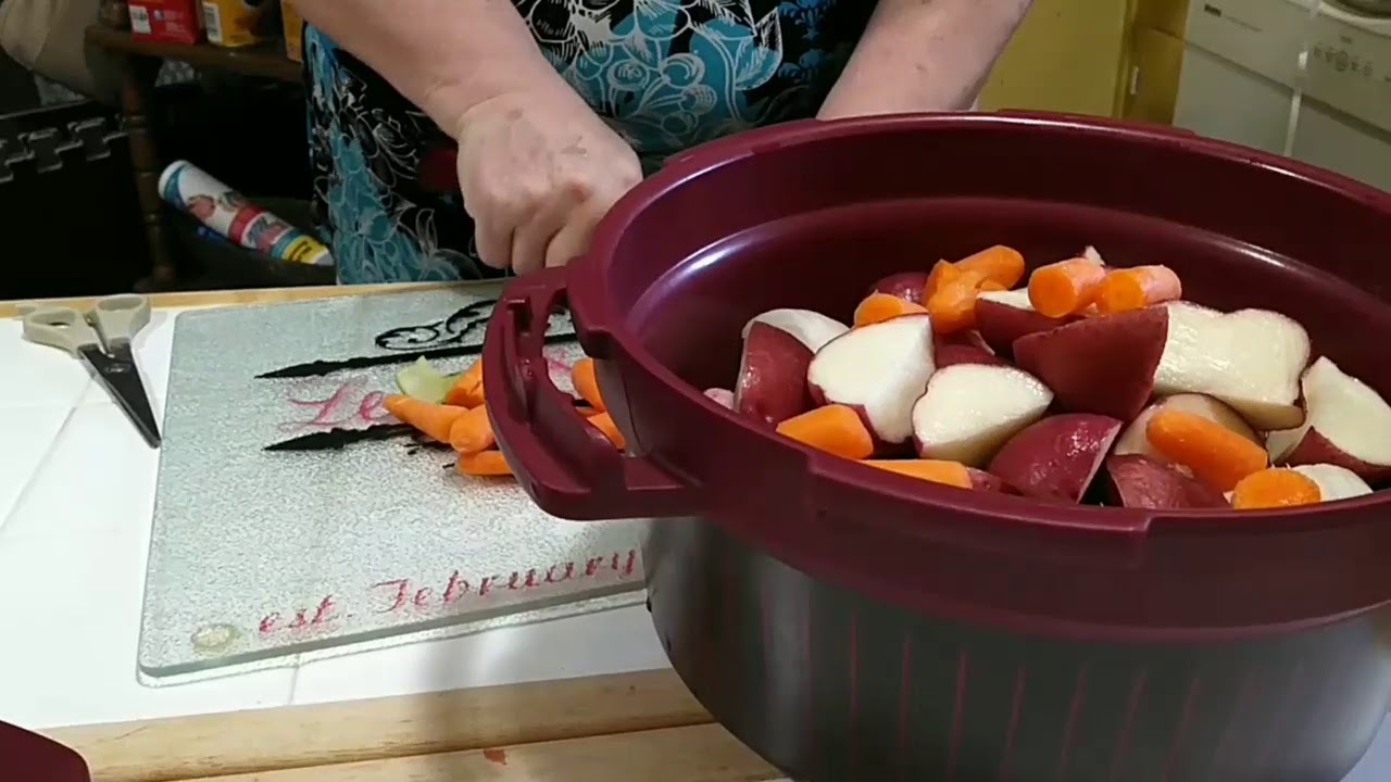ROAST WITH VEGTABLES using Microwave Pressure Cooker by Tupperware