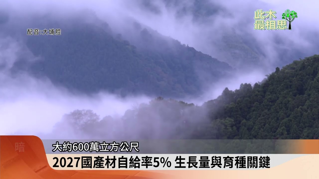 │此木最相思│2017「國產材元年」 林務局:10年拚自給率5%【客家新聞20230821】