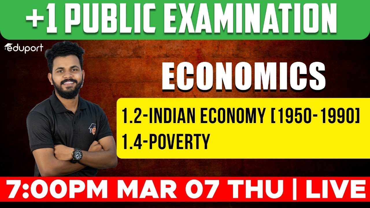 Plus One Public Exam | Economics - Chapters 1.2 & 1.4 | Eduport Commerce & Humanities