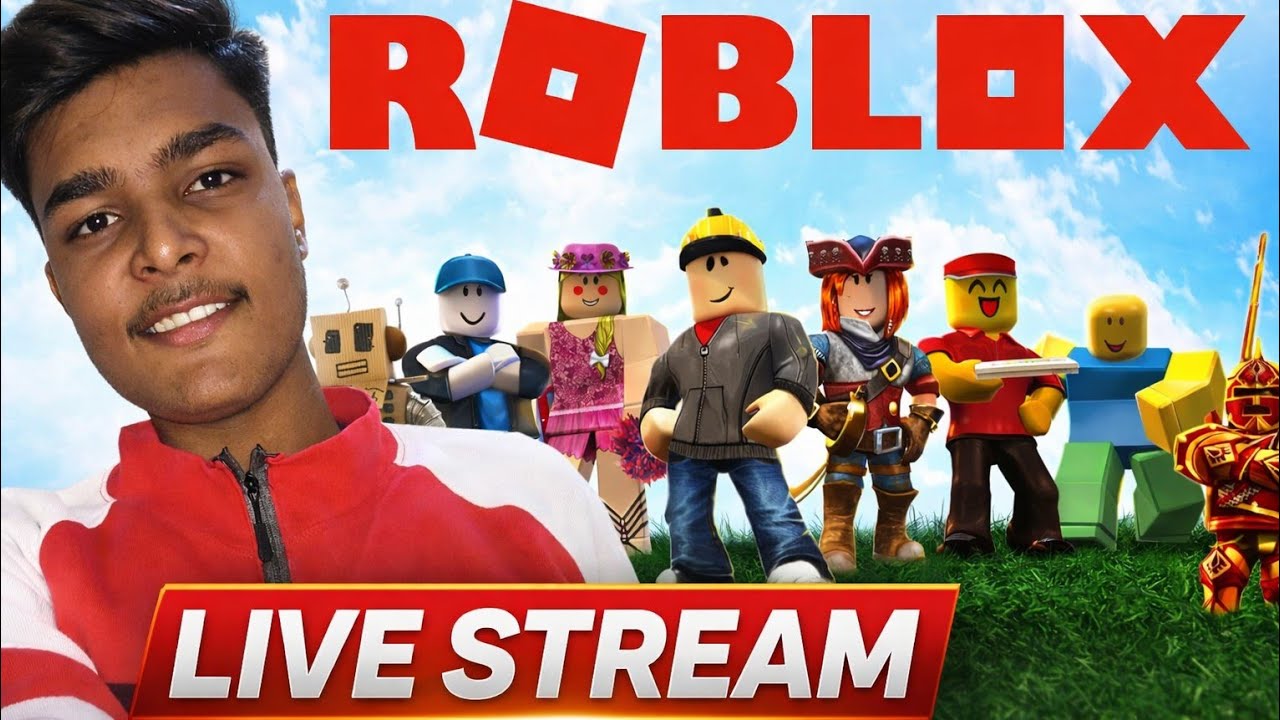 Pehli Baar ROBLOX Khel Raha Hu 😍 | Roblox Live Stream Hindi MAHARAJA ROSTER GAMING
