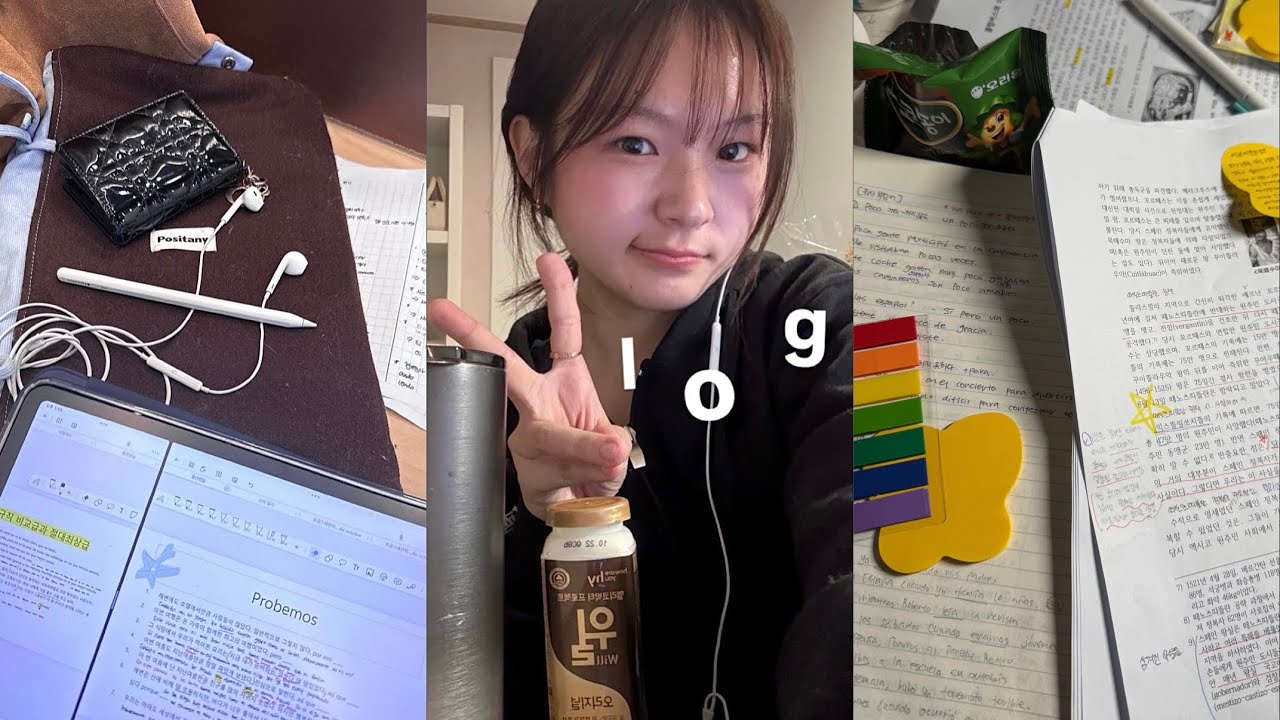 대학생 Vlog | 시험기간 발등튀김 브이로그🍤