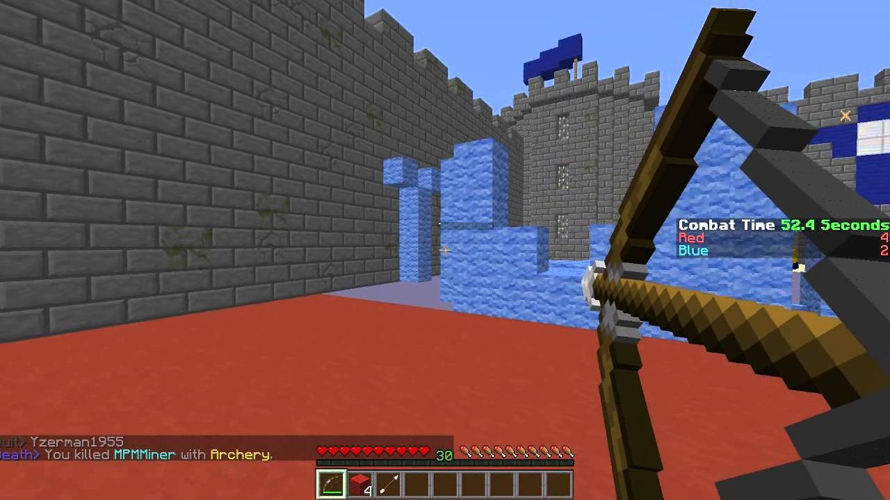 Minecraft: Turf Forts Minigame! -Red Team!!