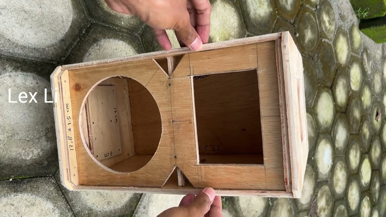 Membuat box speaker line aray 6 inch