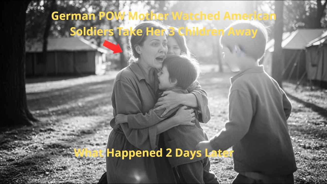 German POW Mother Watched American Soldiers Take Her 3 Children Away - What Happened 2 Days Later
