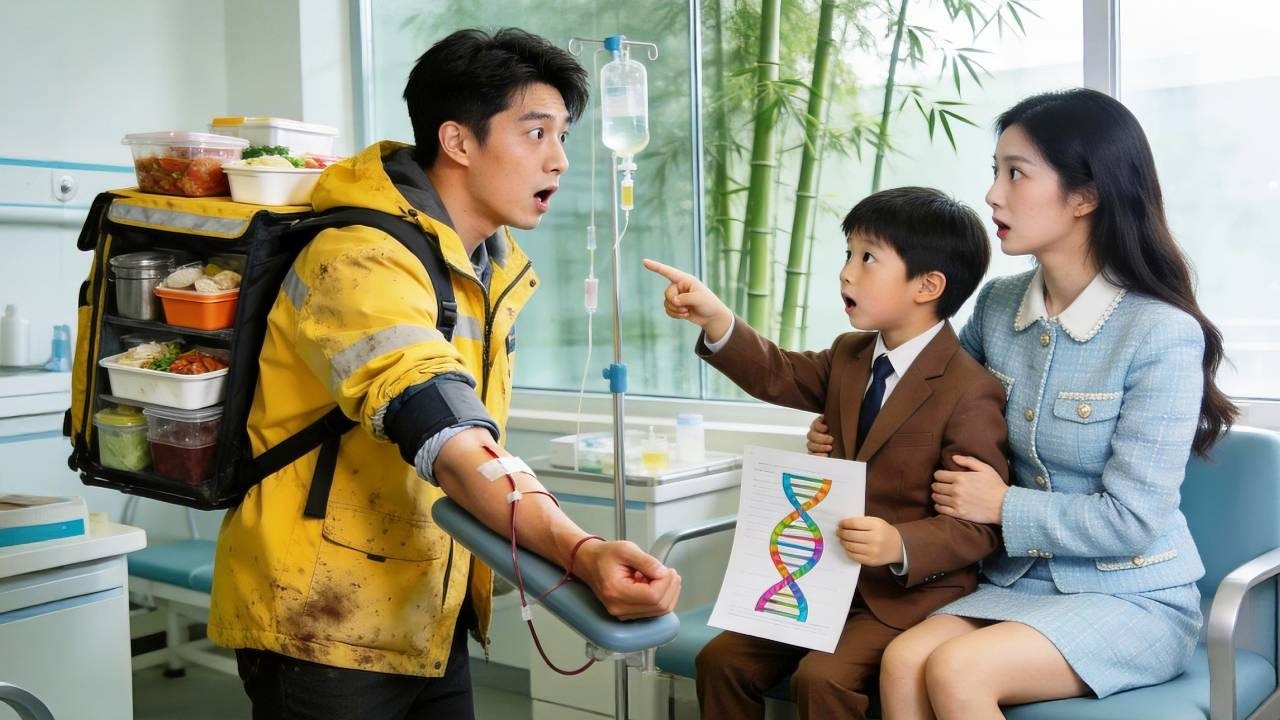 Repartidor donó sangre al hijo de  CEO,descubrió ser su padre; ahora la CEO le propone matrimonio!