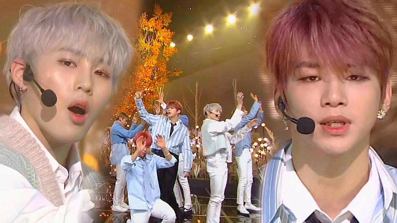 Wanna One - Spring Breeze @ популярная песня Inkigayo 20181202