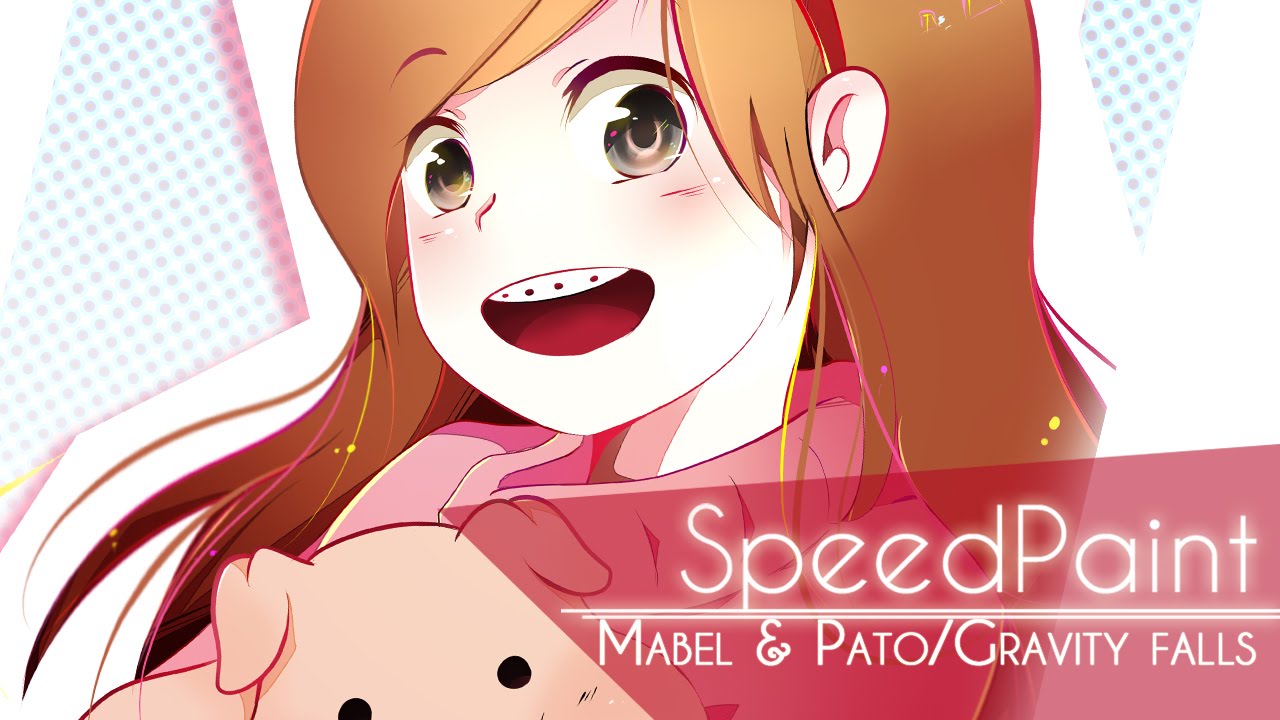 Mabel y Pato/ Gravity Falls【SpeedPaint】