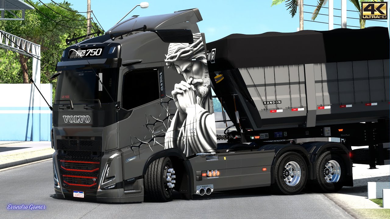 VOLVO 750 FH5 2025 Escap Direto (Randon Linha New R) (90 t) Ets2 V1.54