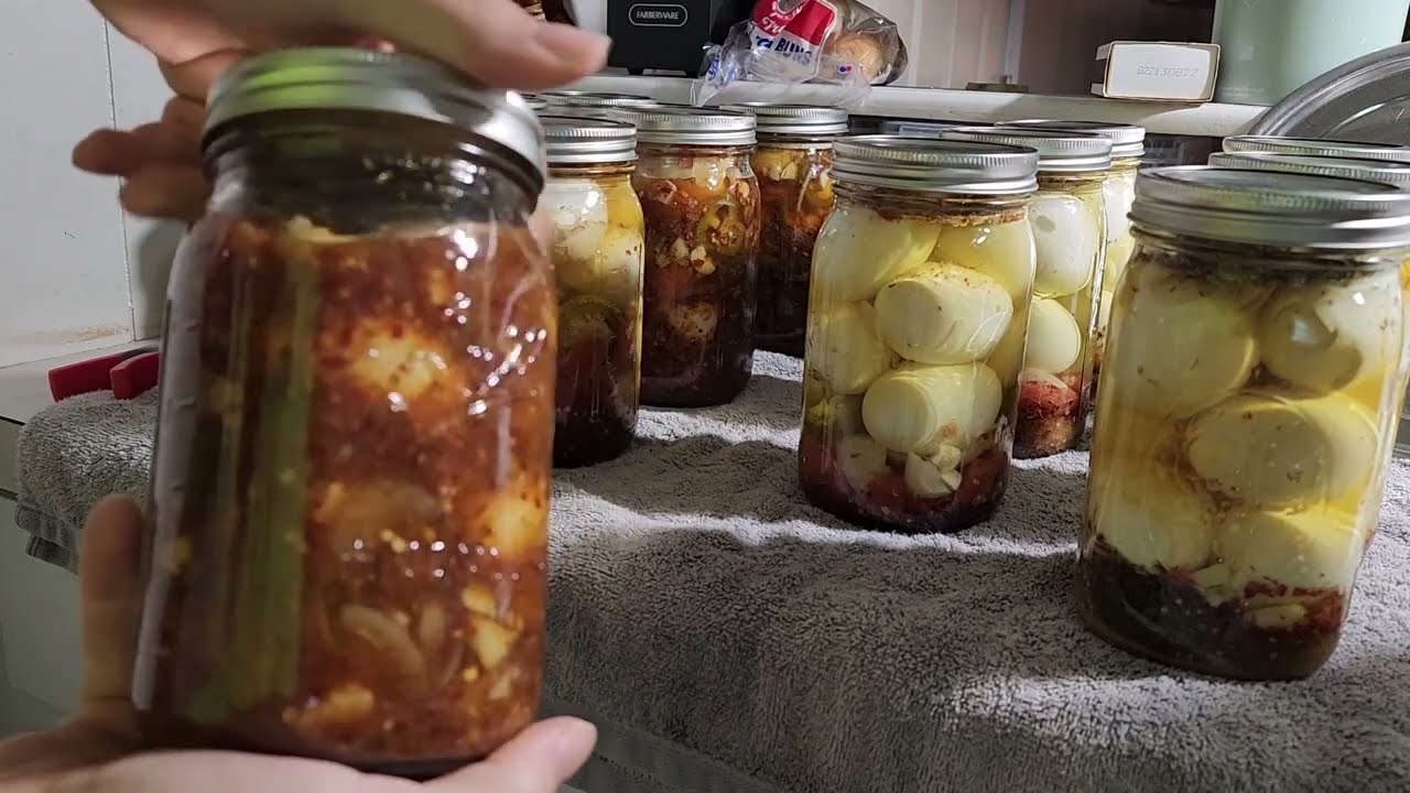 How To Can Pickled Eggs Without A Pressure Canner #pickledeggs #canning #waterbathcanning