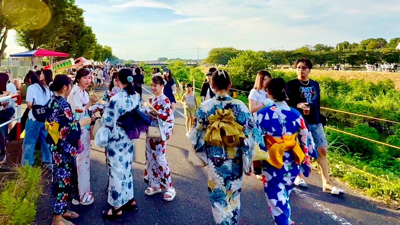 Sunset walking tour at the summer | 4K HDR Japan Walk