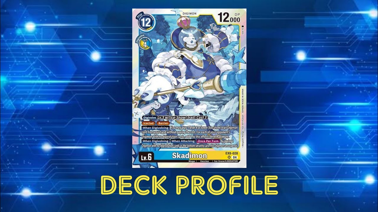 DIGIMON TCG: DECK PROFILE SKADIMON-VACCINE 🟡