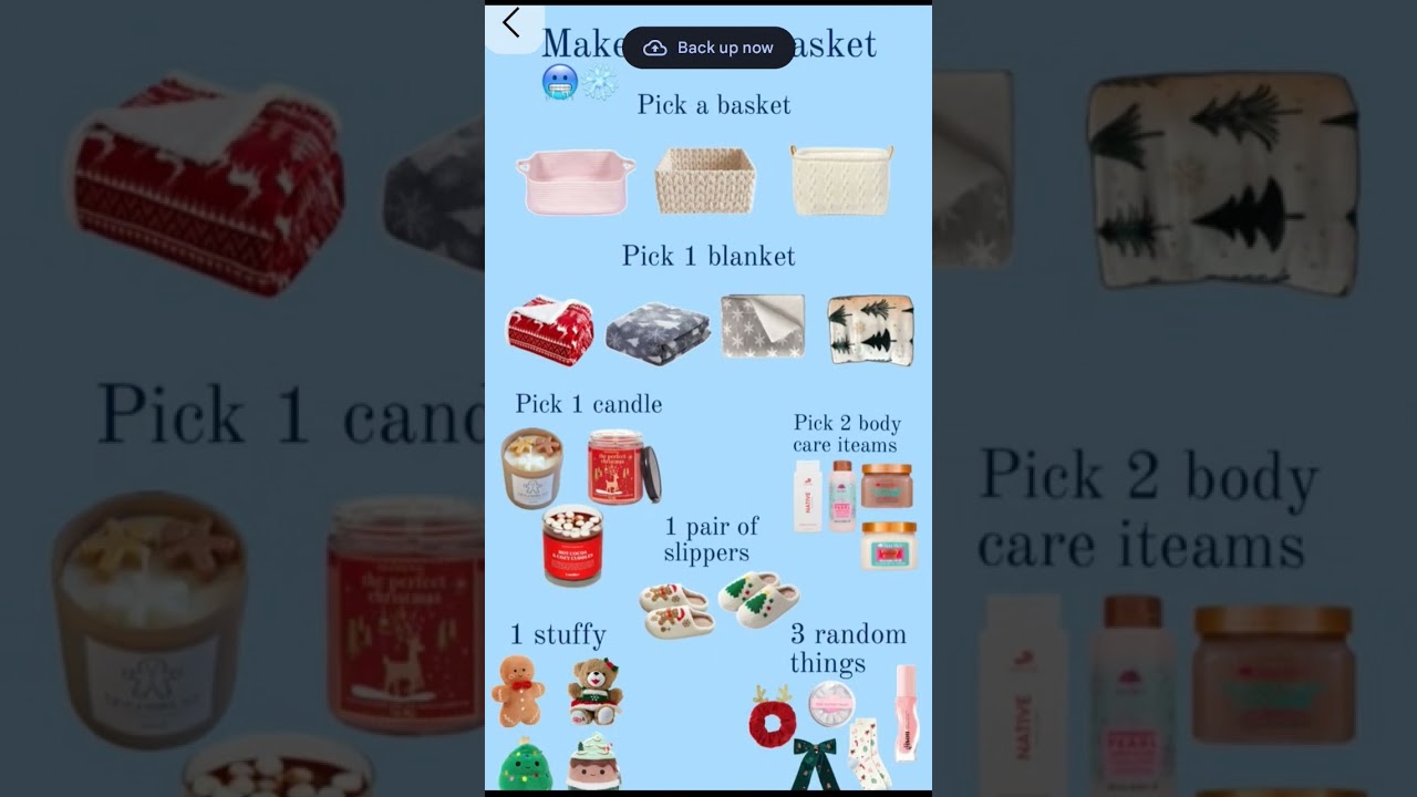 choose your winter basket and comment