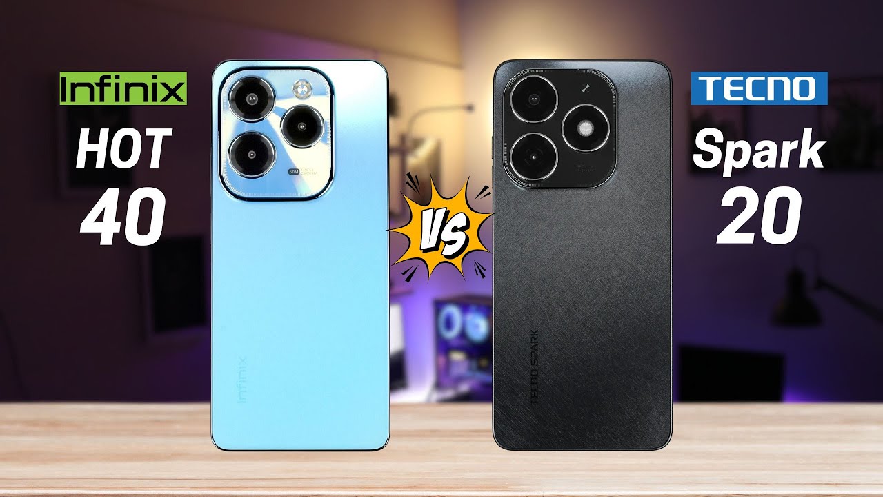 Infinix Hot 40 vs Tecno Spark 20
