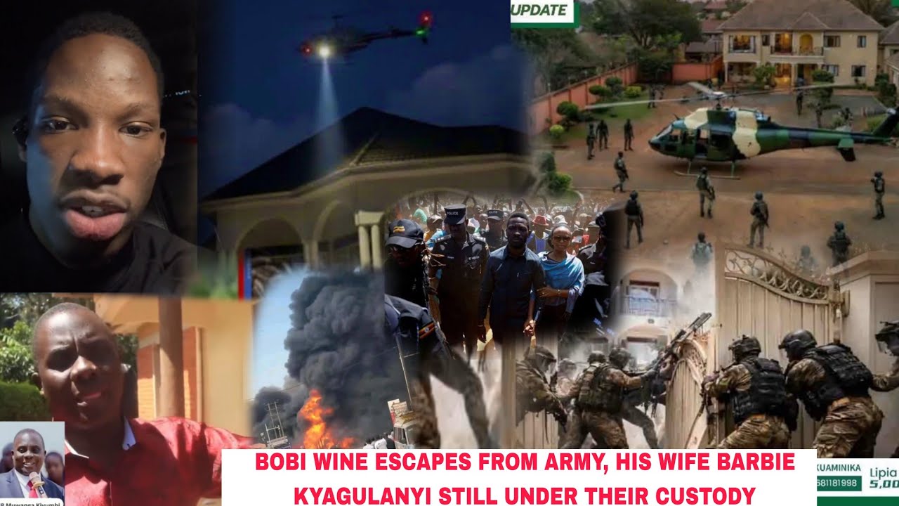 Breaking News! H.E Bobi Wine's Wife Still Under Arrest, Bobi Wine Escapes. Wife Speaks Situation Now
