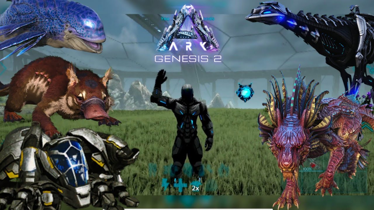 Ark Ultimate Mobile Genesis 2 - All New Dinos Showcase & Gameplay!