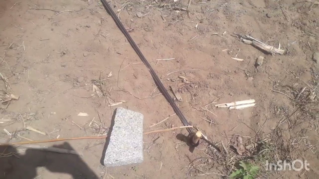 Mostrando mais uma etapa do projeto de irrigação sendo concluída graças a Deus .