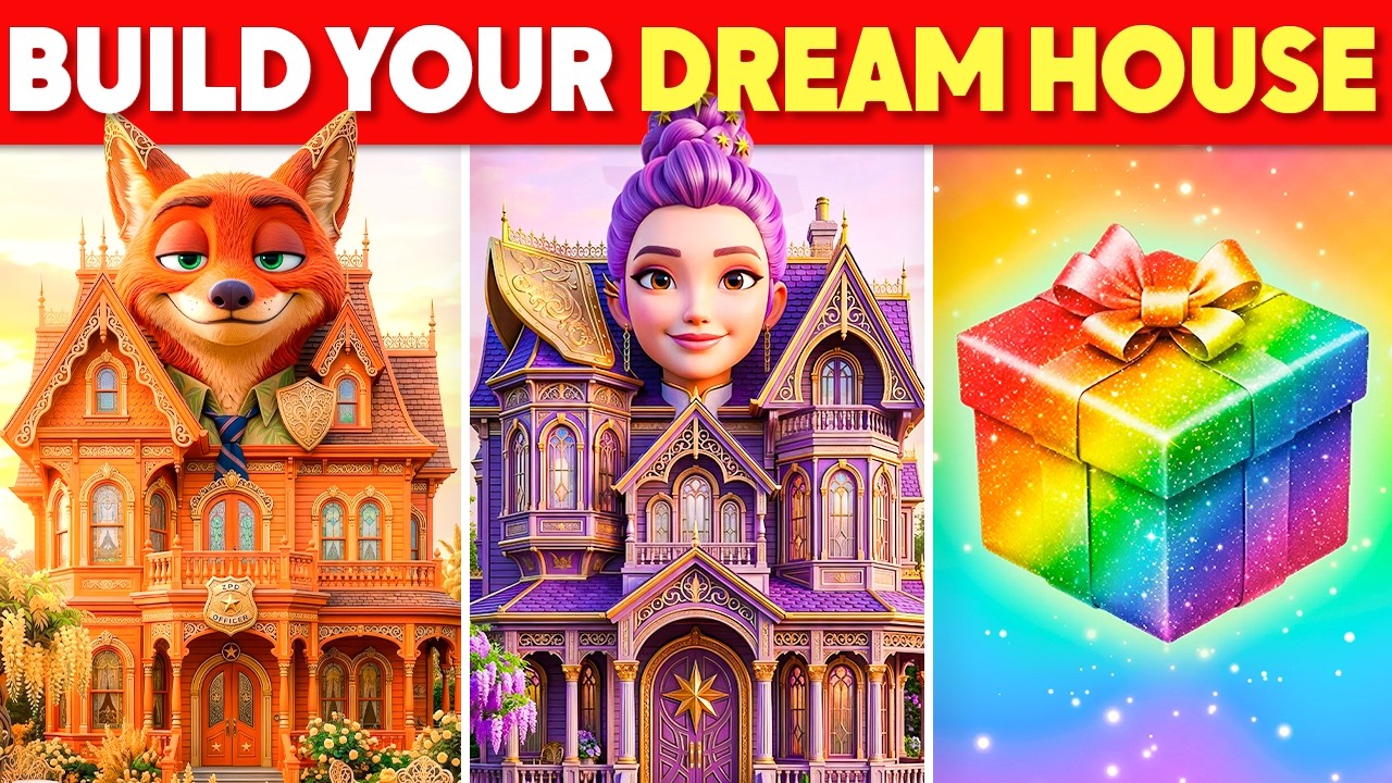 Would You Rather...? Build Your Dream House 🏠 (Disney vs KPOP vs Mystery) |Frog Quiz