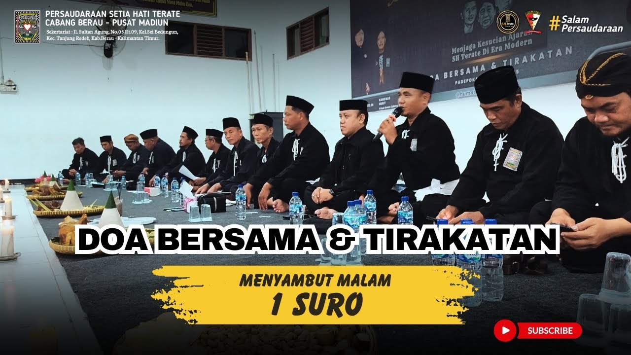 SH Terate Cabang Berau Sambut Malam 1 SURO dengan Doa Bersama & Tirakatan ‼️