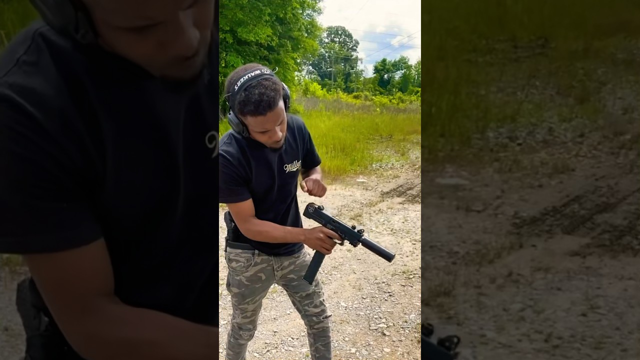 Masterpiece arms Defender 9mm Bumpfire  (The Legal Switch) #Share #subscribe #like