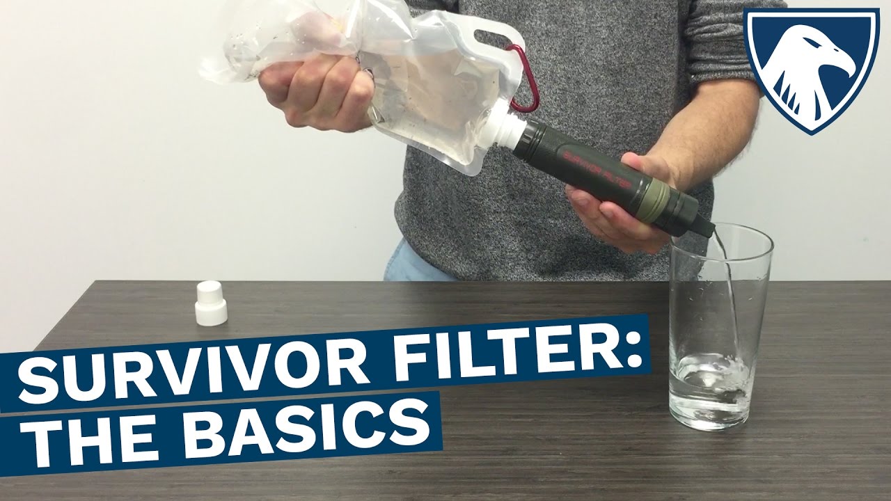 SURVIVOR FILTER&trade; Cleanable Water Filter Straw | How To Use