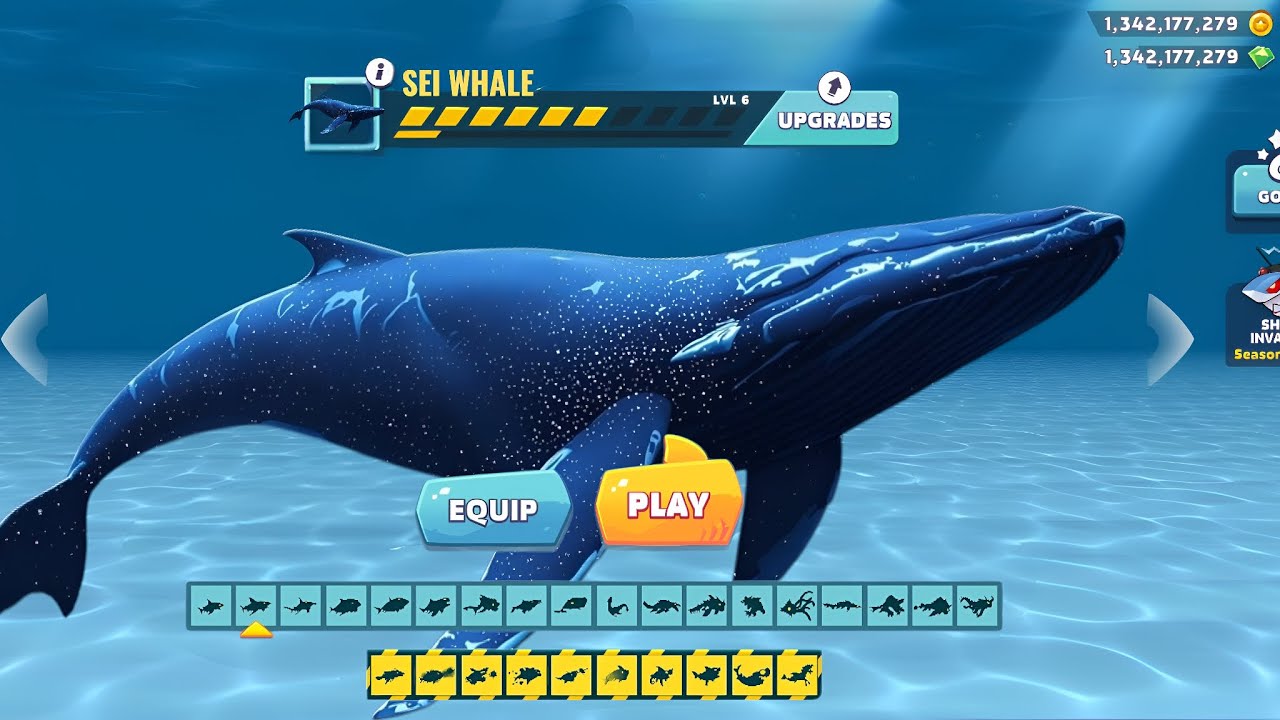 Hungry Shark Evolution 🧬 Giant SEI WHALE 🐋 update coming soon 🔜
