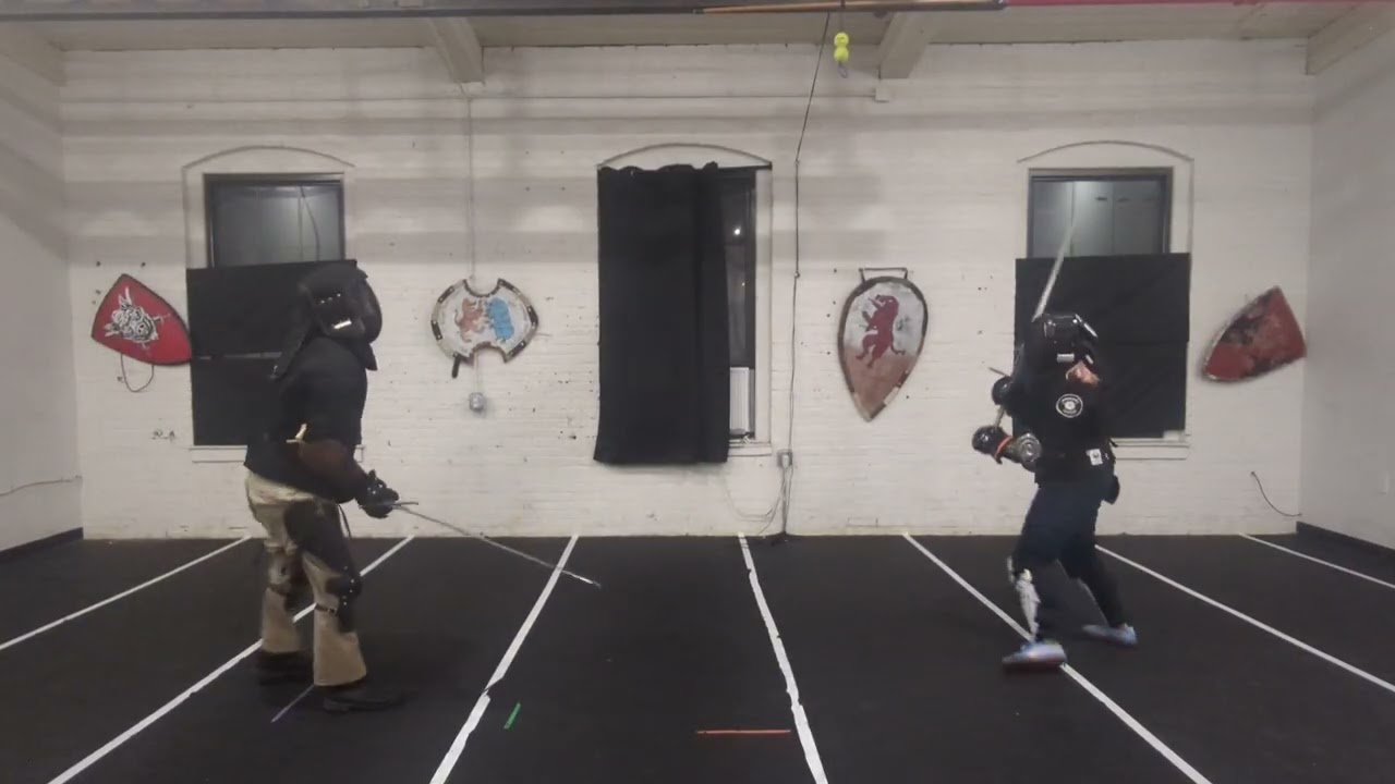 Tim vs Mandi Longsword Sparring 1/21/26