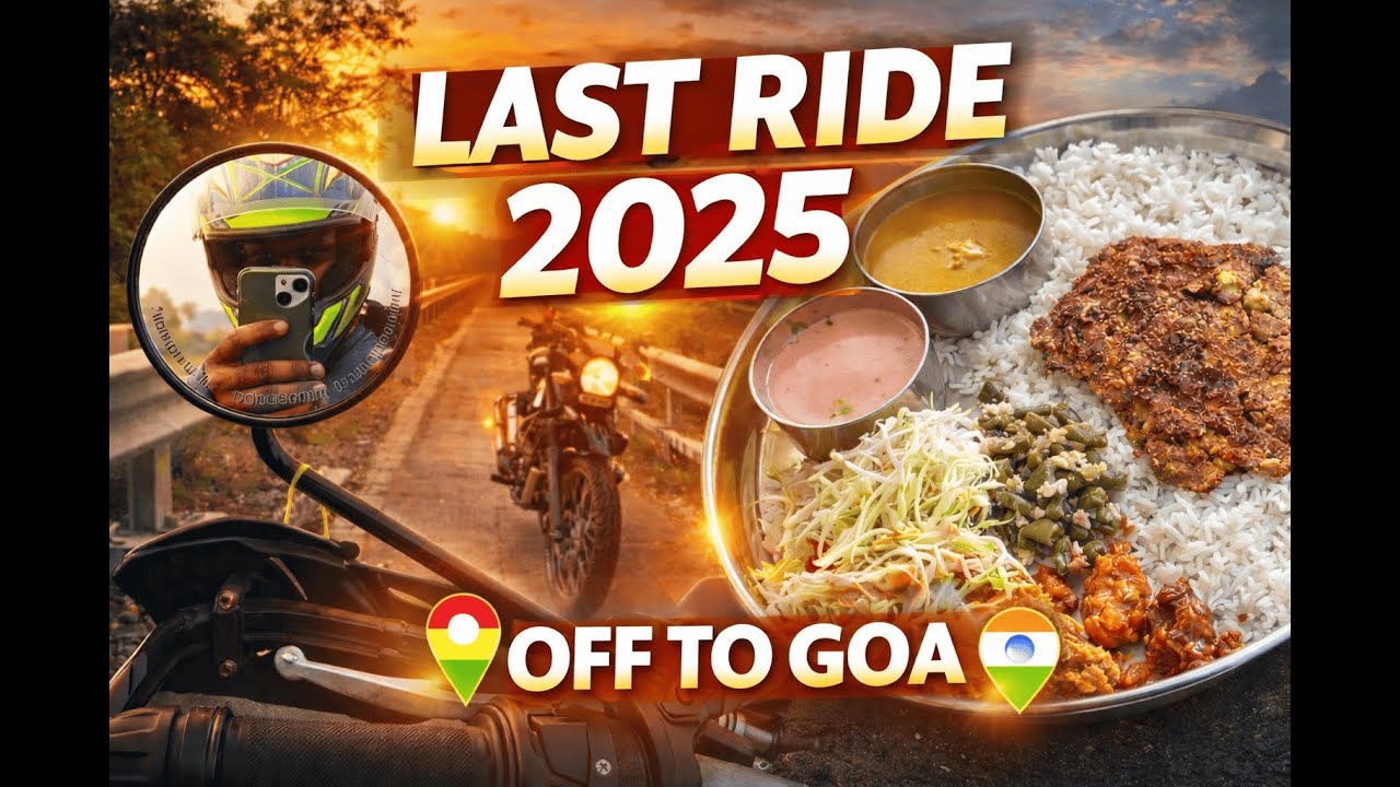 Mumbai-Goa-Mumbai in 1 day | Last Ride of 2025