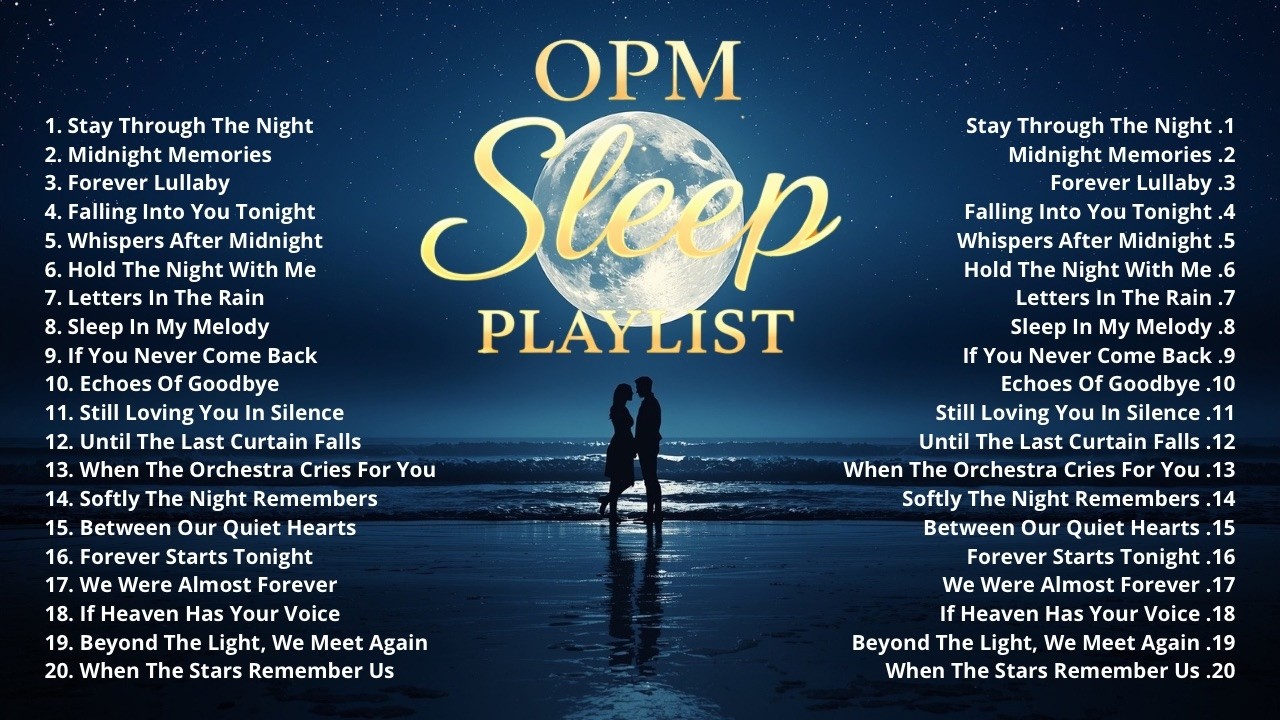 Pampatulog OPM 80s 90s 🎶 Love Songs Relaxing Lyrics Collection 2025