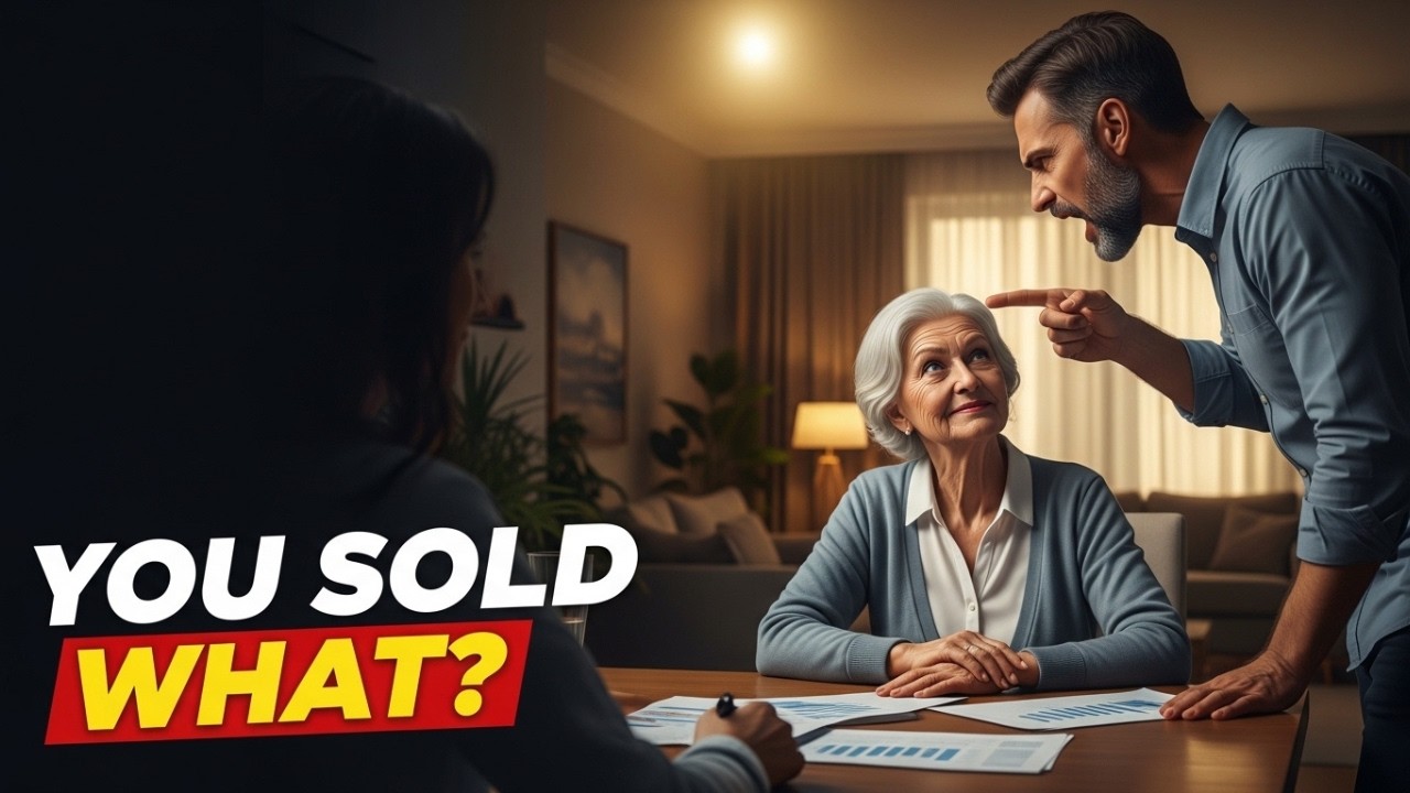 “You're a burden. I sold Dad’s company! Good luck paying rent,” my son said. I smiled and replied...