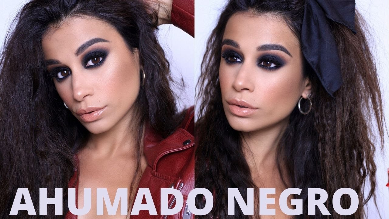 MAQUILLAJE AHUMADO NEGRO PASO A PASO |CONLUZYCOLOR