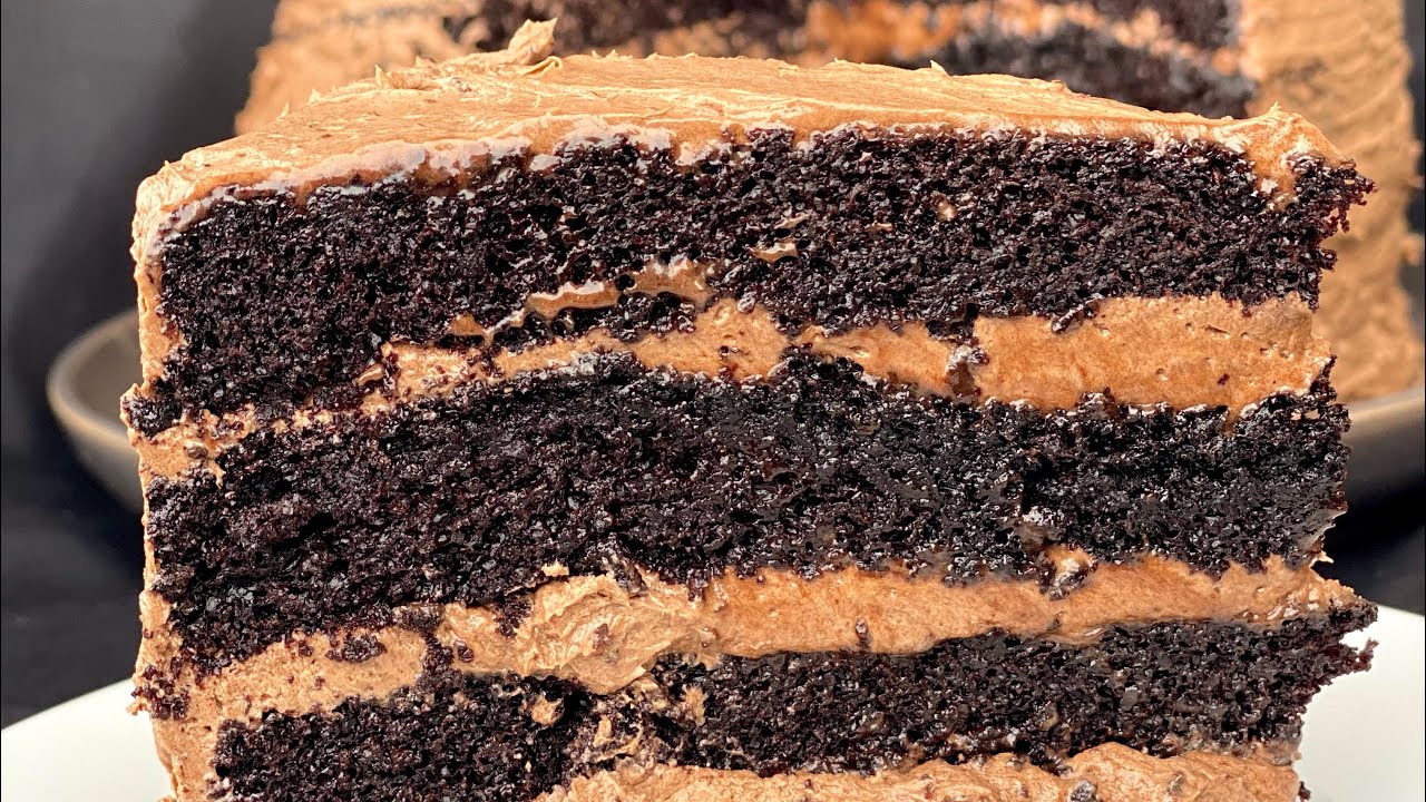 EASY chocolate cake!! Decadent Chocolate & Coffee Cake