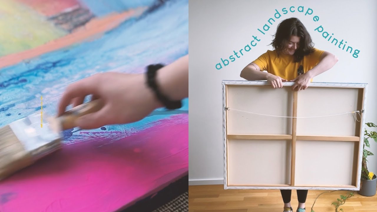 Paint with Me | my processes & inspiration for abstract landscape painting