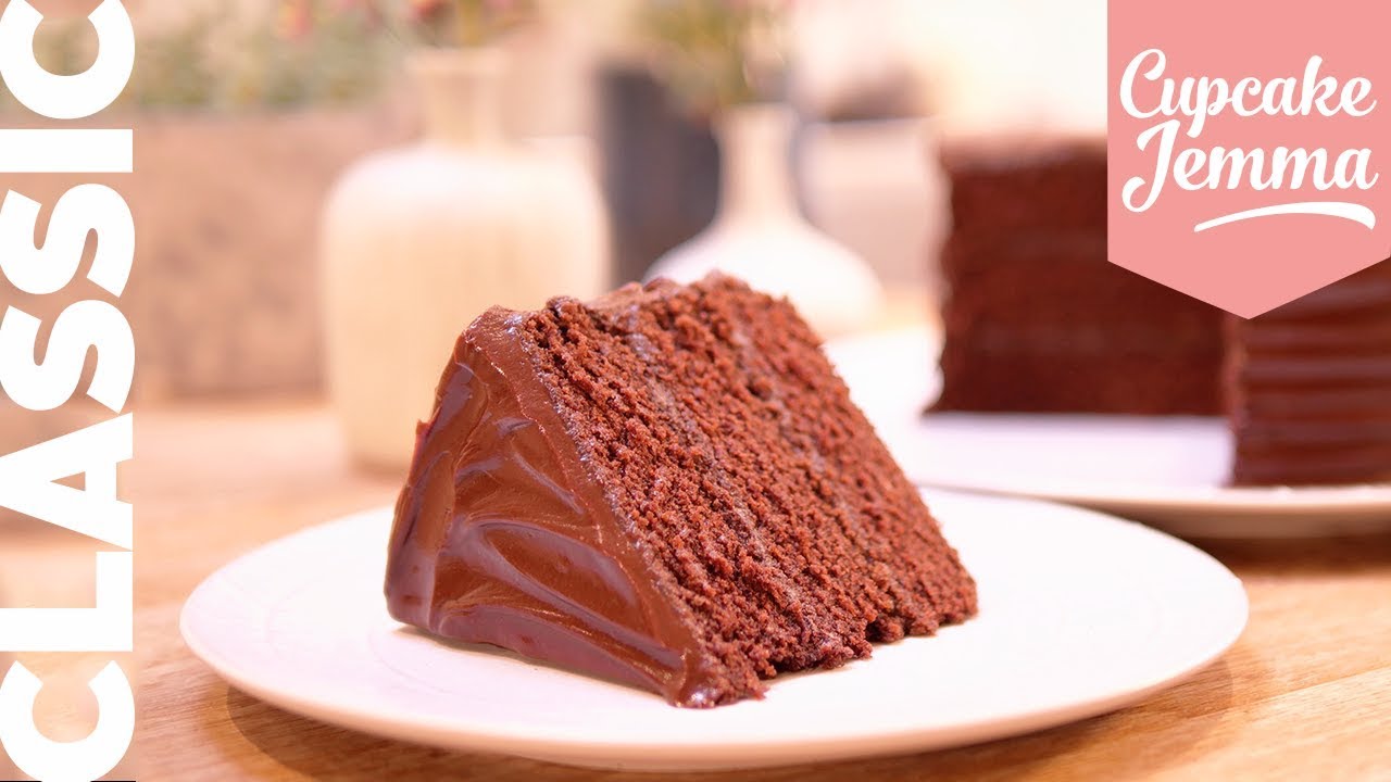 Devil's Food Cake Layer Cake Recipe |  Bakealong | Cupcake Jemma
