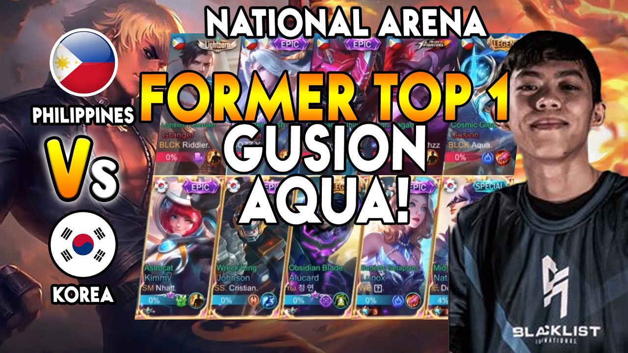FORMER TOP 1 GUSION OF TEAM PH AQUA 22 KILLS NO DEATHS SA TEAM KOREA - National Arena