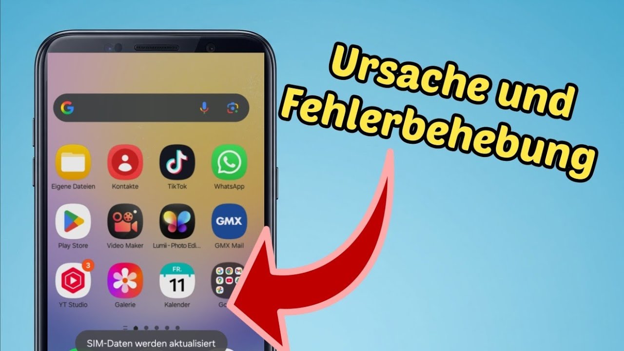 Handy zeigt st&auml;ndig Sim-Daten werden aktualisiert | Was tun? / Fehlerbehebung