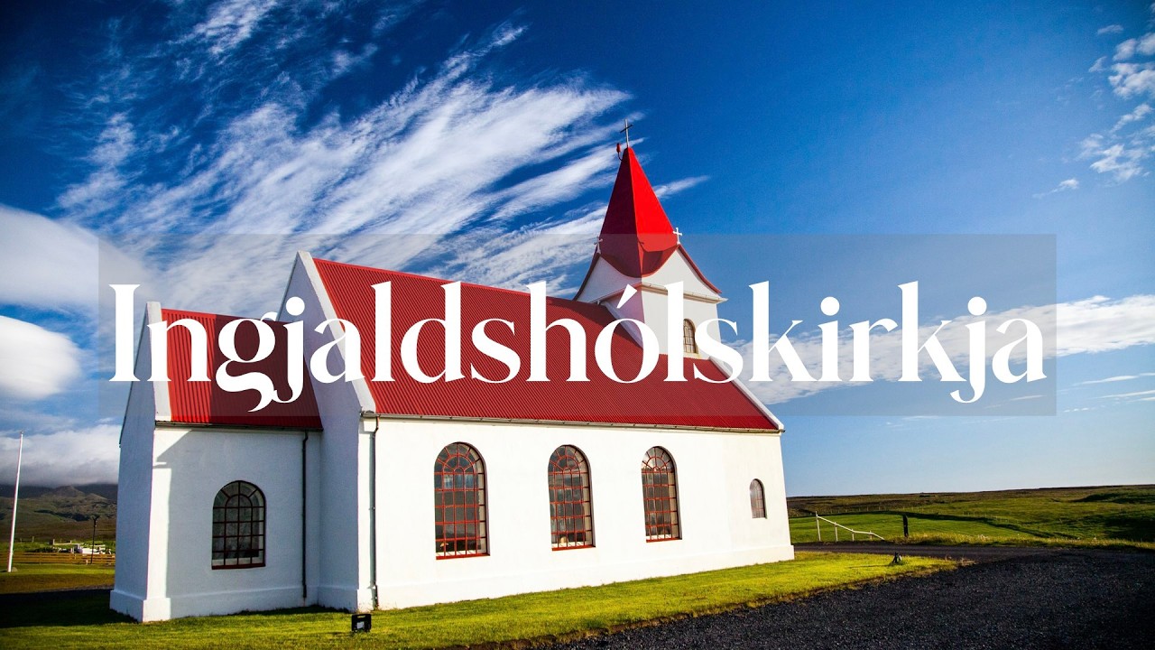 Iceland Church: Ingjaldshólskirkja by Drone in 4K - DJI Mavic Air 2