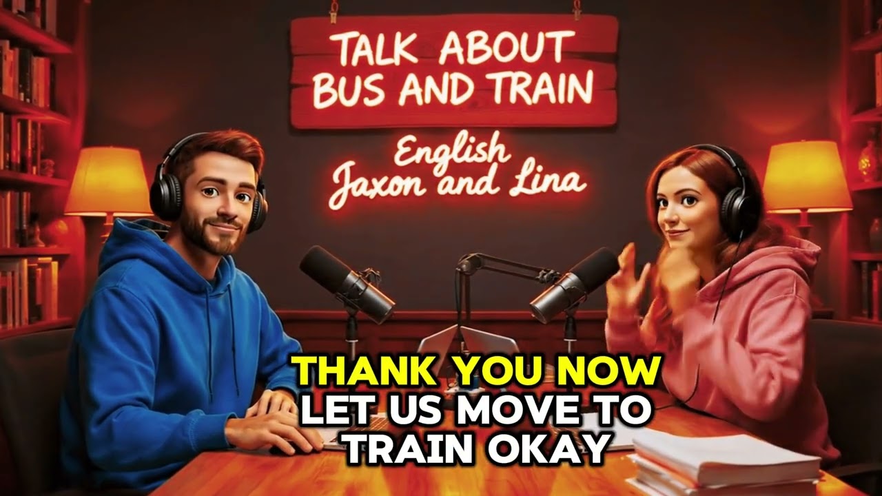 Talking About Bus and Train in English  Easy Practice