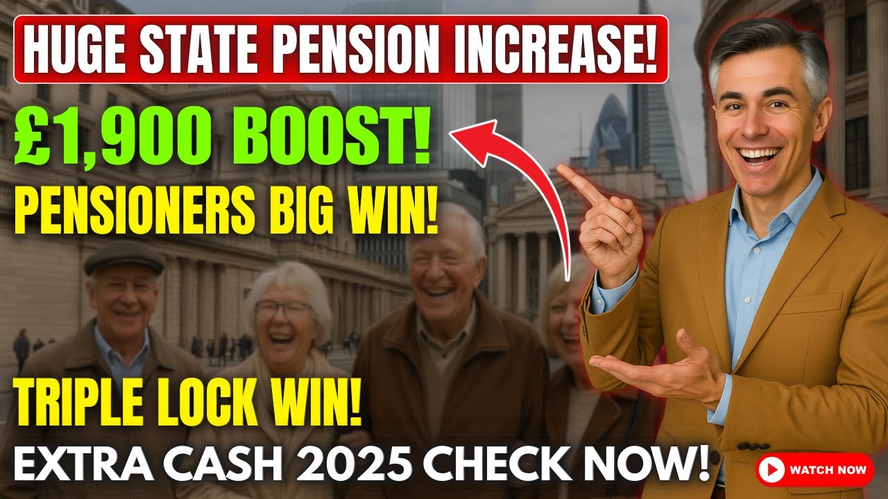&pound;1,900 State Pension Increase Confirmed for Millions &ndash; Full Triple Lock Breakdown | UK Update 2025