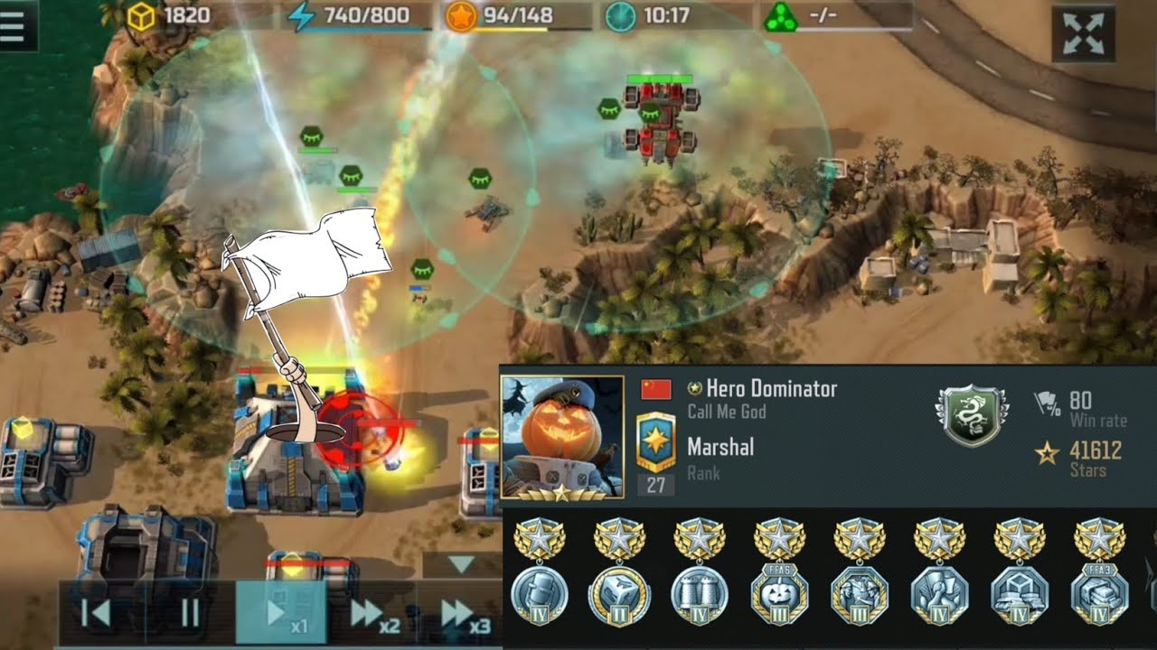 ART OF WAR 3|| PVP vs ||  Hero dominator||       Learning how to play is better than spending money😉