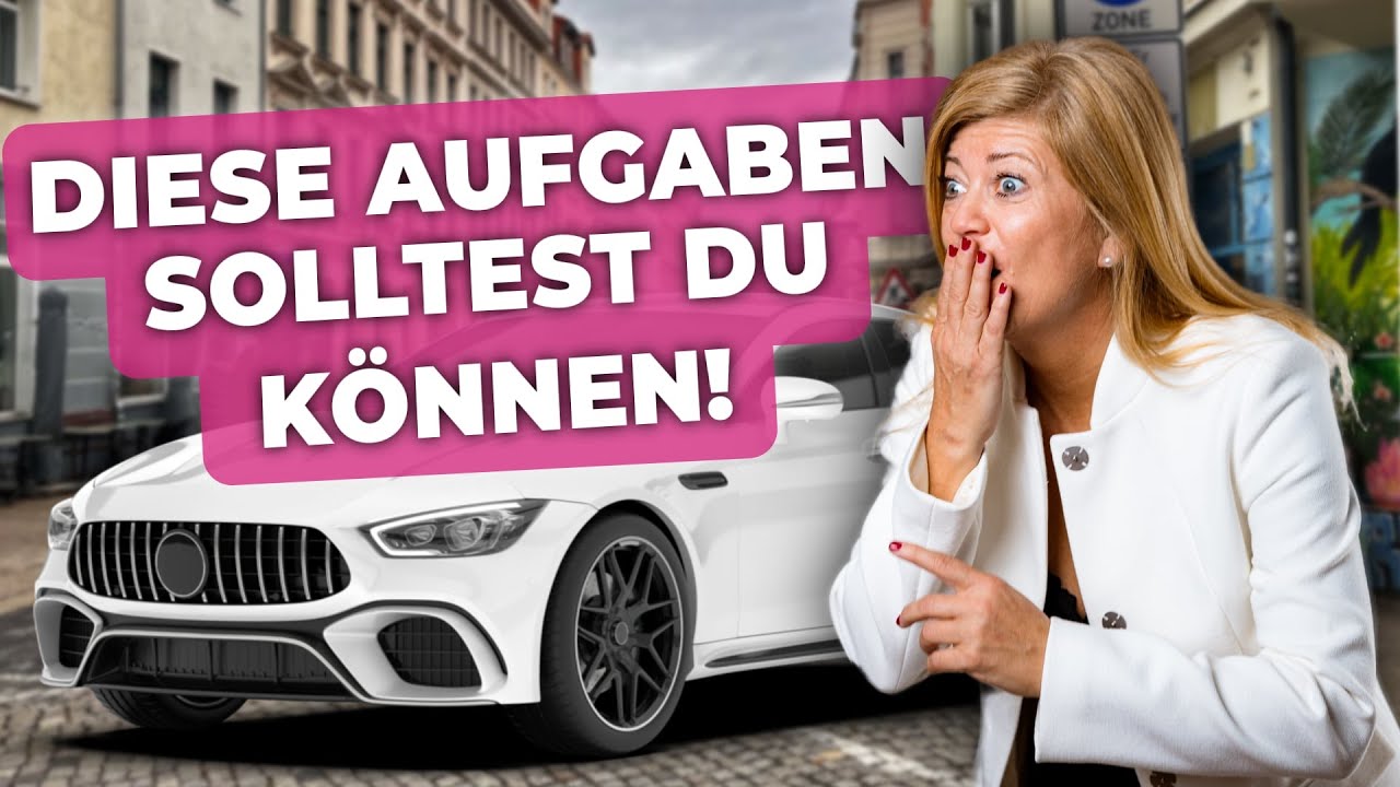 F&uuml;hrerscheinpr&uuml;fung: Diese 4 Aufgaben solltest du k&ouml;nnen! 🚘💥