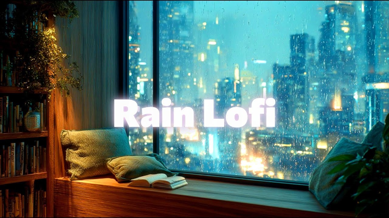 Deep Focus Rain Lofi 🌧️ | Neon City Study & Work Music — Flow Lofi
