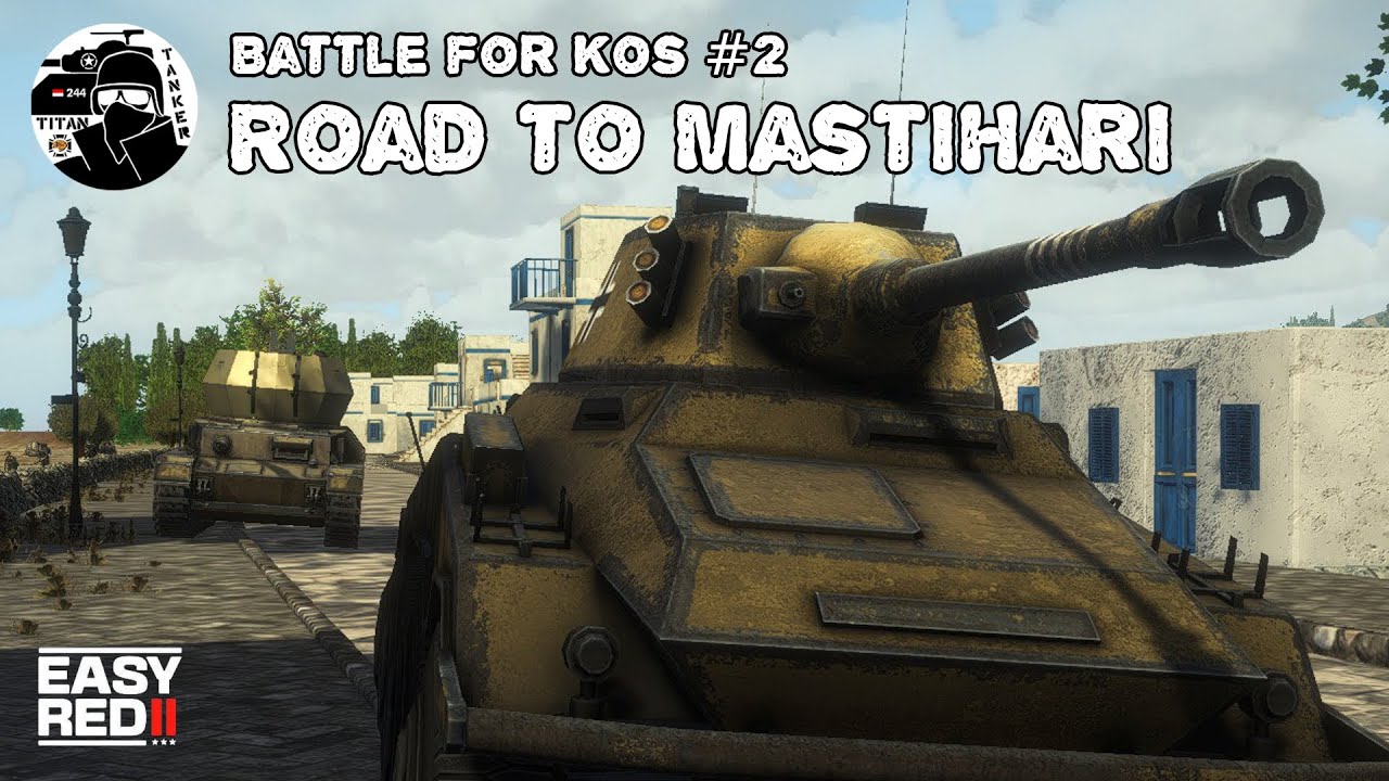Battle for Kos #2 - Road to Mastihari (AXIS) | Easy Red 2 Germany Gameplay (No Commentary)