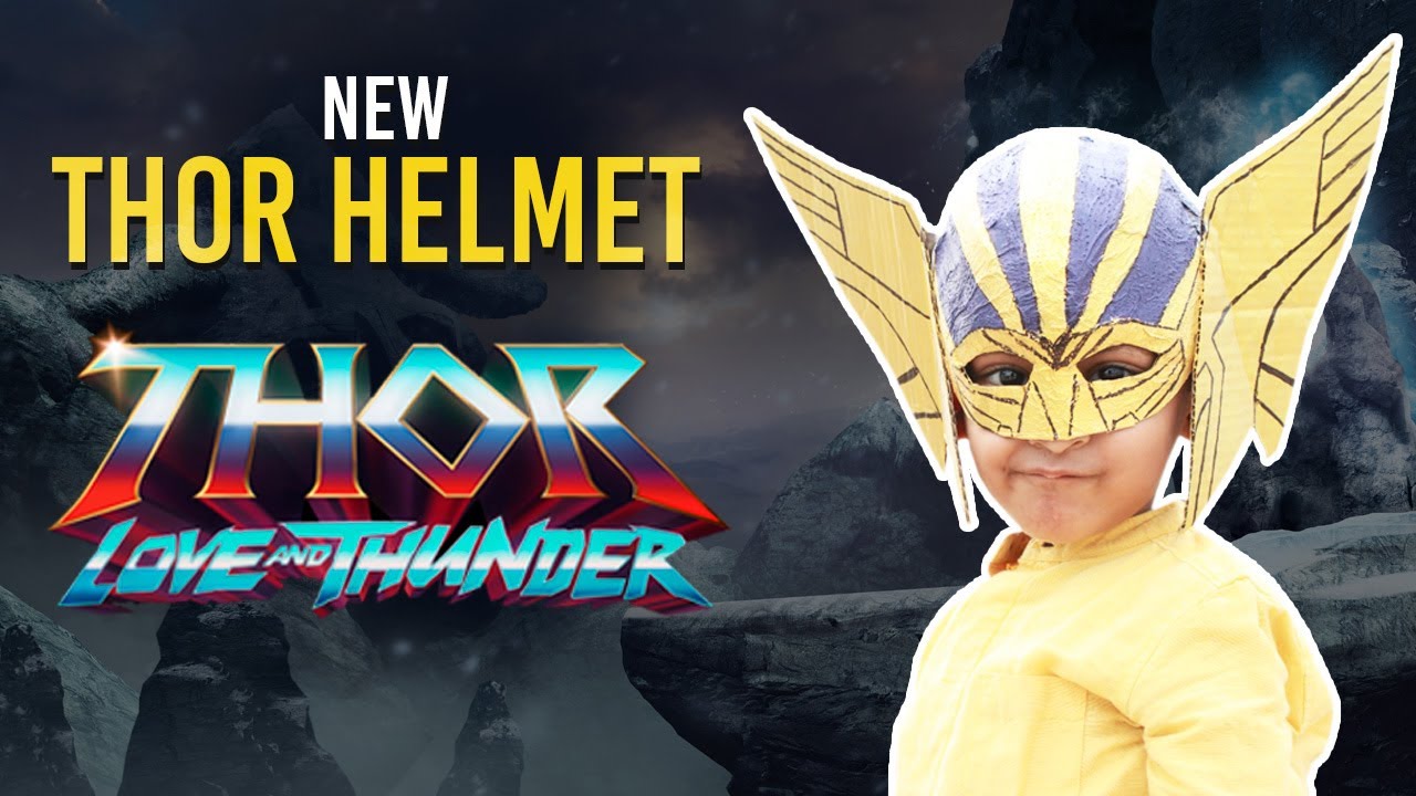 Thor Love And Thunder | How To Make New Thor Helmet | DIY Thor Crafts | Sparsh Hacks